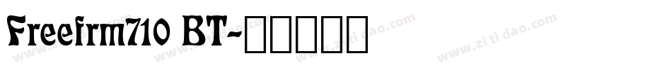 Freefrm710 BT字体转换